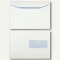Kuvertierhüllen DIN C5 162 x 229 mm 90g/qm Fenster offset