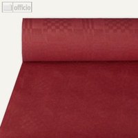 Papiertischtuch mit Damastprägung 50 m x 1 m bordeaux