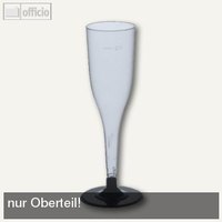 Sekt-Stielgläser (Oberteile)