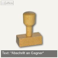 Vorgangsstempel Abschrift an Gegner