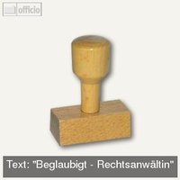 Vorgangsstempel Beglaubigt - Rechtsanwältin