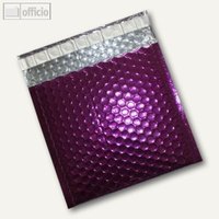 CD/DVD Geschenk-Luftpolstertaschen 160x165mm haftkl. violett metallic
