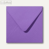Briefumschläge 120 x 120 mm nassklebend ohne Fenster violett 500St.