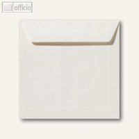 Farbige Briefumschläge 190 x 190 mm nassklebend ohne Fenster elfenbein 500 St.
