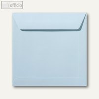 Farbige Briefumschläge 220 x 220 mm nassklebend ohne Fenster hellblau 500St.