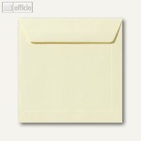 Farbige Briefumschläge 220 x 220 mm nassklebend ohne Fenster zartgelb 500St.