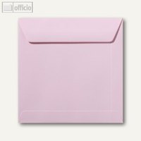 Farbige Briefumschläge 220 x 220 mm nassklebend ohne Fenster hellrosa 500St.