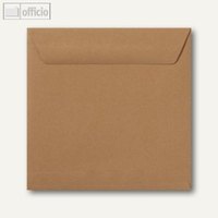 Farbige Briefumschläge 220 x 220 mm nassklebend ohne Fenster braun 500St.
