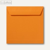Farbige Briefumschläge 220 x 220 mm nassklebend ohne Fenster grellorange 500St.