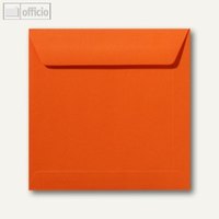 Farbige Briefumschläge 220 x 220 mm nassklebend ohne Fenster dunkelorange 500St.