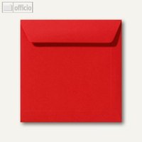 Farbige Briefumschläge 220 x 220 mm nassklebend ohne Fenster korallenrot 500St.