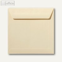 Farbige Briefumschläge 220 x 220 mm nassklebend ohne Fenster chamois 500St.