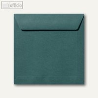 Farbige Briefumschläge 220 x 220 mm nassklebend ohne Fenster dunkelgrün 500St.