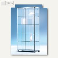 Ganzglasvitrine FORUM 5 - 172 x 83 x 43 cm