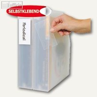 selbstklebende Beschriftungsfenster mit Ausschnitt