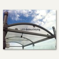 Artikelbild: LED-Beleuchtung für Raucherunterstand