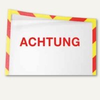Infotaschen f. Warnhinweise - A4