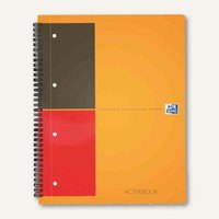 International Collegeblock Activebook liniert A4+ versetzbares Register 80Bl.