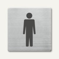 quadratische Piktogramme WC Herren
