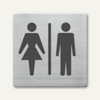 quadratische Piktogramme WC Damen und Herren
