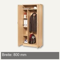 Flügeltürschrank mit Garderobe