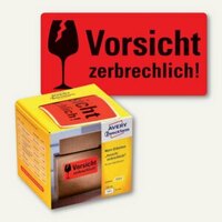 Hinweis-Etikettenrolle - Vorsicht zerbrechlich!