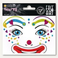 Face Art Sticker Clown Lotta