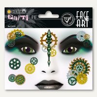 Face Art Sticker Steampunk Marie