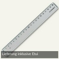 Kunststoff-Lineal im Etui