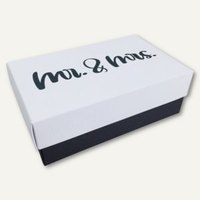 Geschenkbox Lettering MR. & MRS. XL