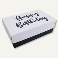Geschenkbox Lettering HAPPY BIRTHDAY L