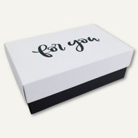 Geschenkbox Lettering FOR YOU M