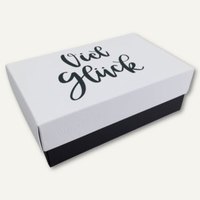 Geschenkbox Lettering VIEL GLÜCK XL