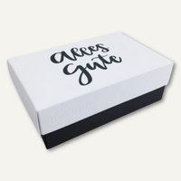 Geschenkbox Lettering ALLES GUTE XL