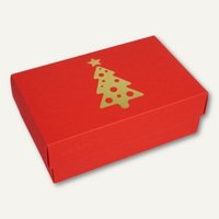 Geschenkbox GOLDENER WEIHNACHTSBAUM XL