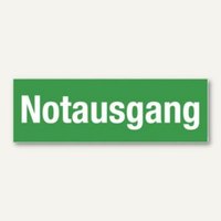 Hinweisschild Notausgang