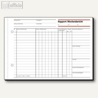 Artikelbild: Formular Wochenrapport/Wochenbericht DIN A5 quer