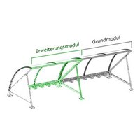 Fahrradüberdachung HALBMOND - Erweiterung