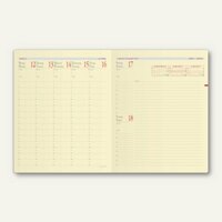 PRE PRESTIGE NOTE Terminkalender - 21 x 27 cm - 1 Wo / 2 S