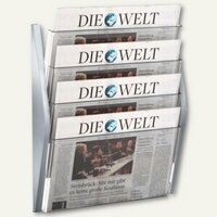 4er Wandprospekthalter im Zeitungsformat