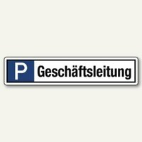 Hinweischild Parkplatz Geschäftsleitung