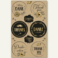 Geschenke-Sticker DANKE