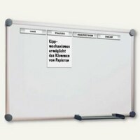 Whiteboard mit 4 Infoleisten