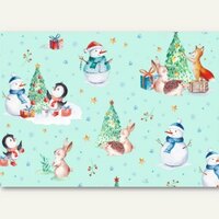 Weihnachts-Geschenkpapier Cute Xmas