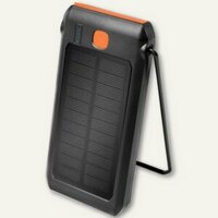 Artikelbild: Mobiler Zusatzakku mit Solarpanel und Taschenlampe