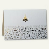 Artikelbild: Weihnachtskarte Goldrausch mit Umschlag