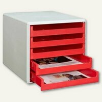 Schubladenbox mit 5 offenen Schüben
