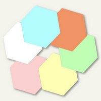 Moderationskarten helle Farben