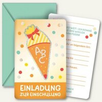 Einladungskarten-Set Einschulung