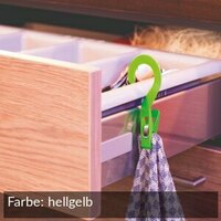 Haken mit Klammer